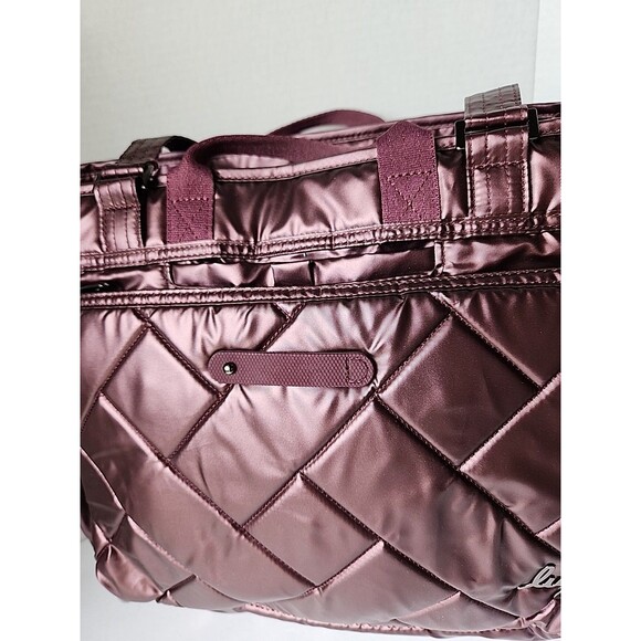 Lug Cabby Tote Shoulder Bag Cranberry Trolley Sleeve Cell Phone Pocket Travel - Picture 2 of 16